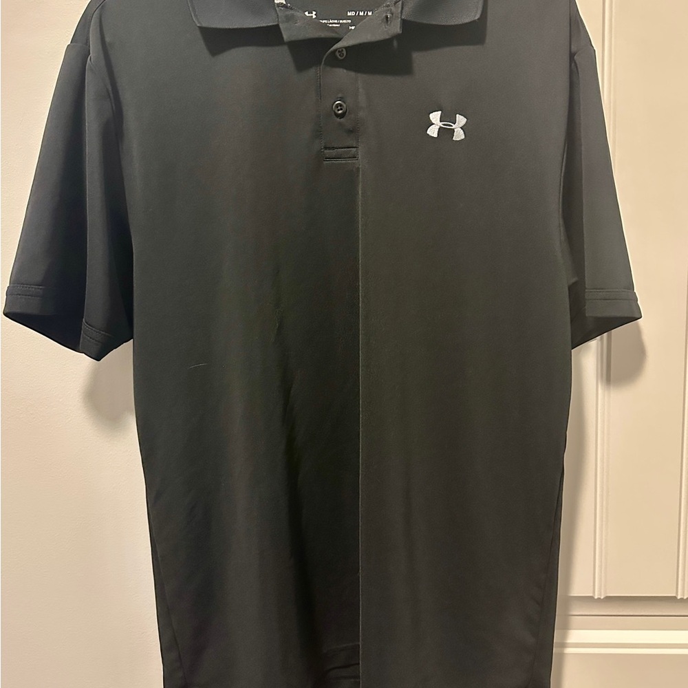 Under Armour Men's Black Polo Shirt